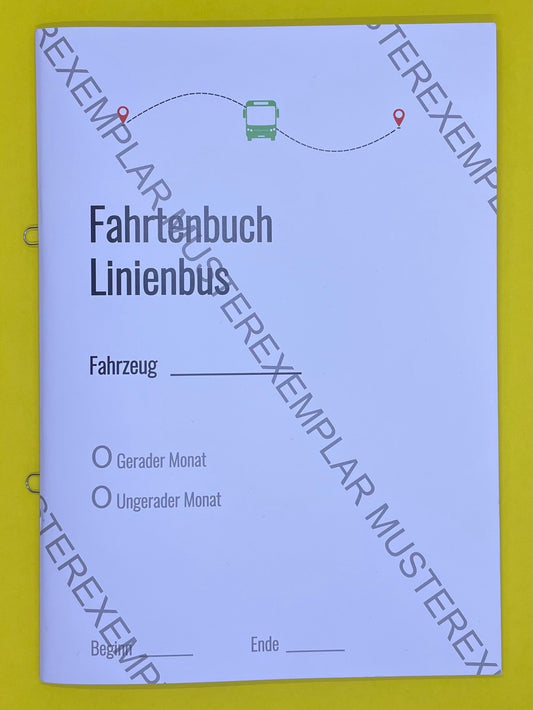 Fahrtenbuch Linienbus - Design "Custom"