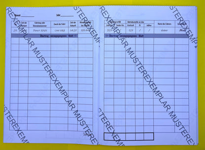 Fahrtenbuch Linienbus - Design "Custom"